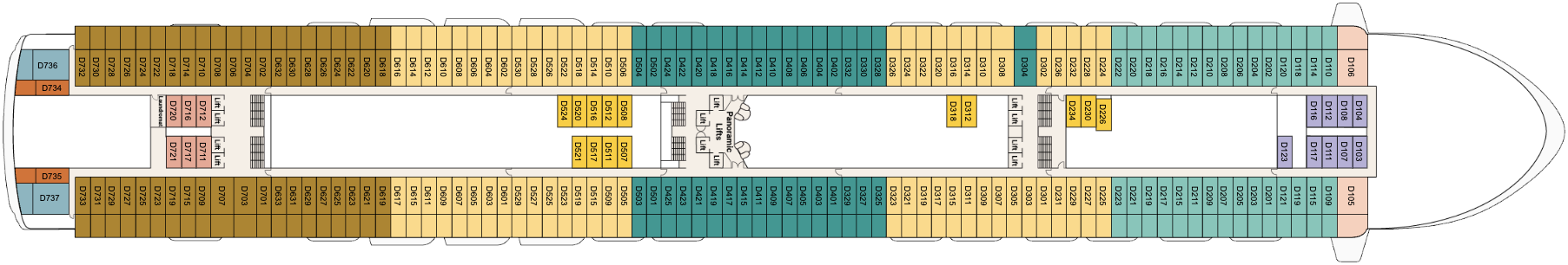Princess Cruises Emerald Princess Deck 9 - Dolphin.png